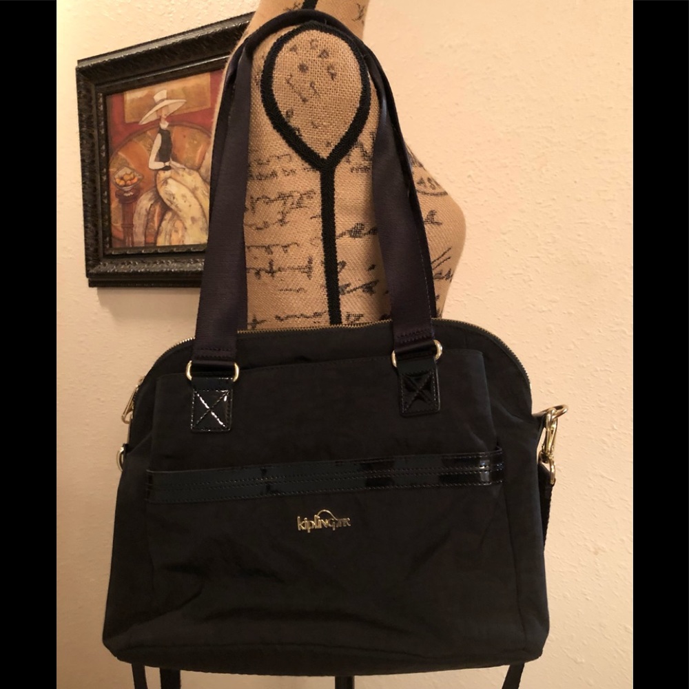 Kipling Nylon & Patent Purse/Crossbody - 🖤